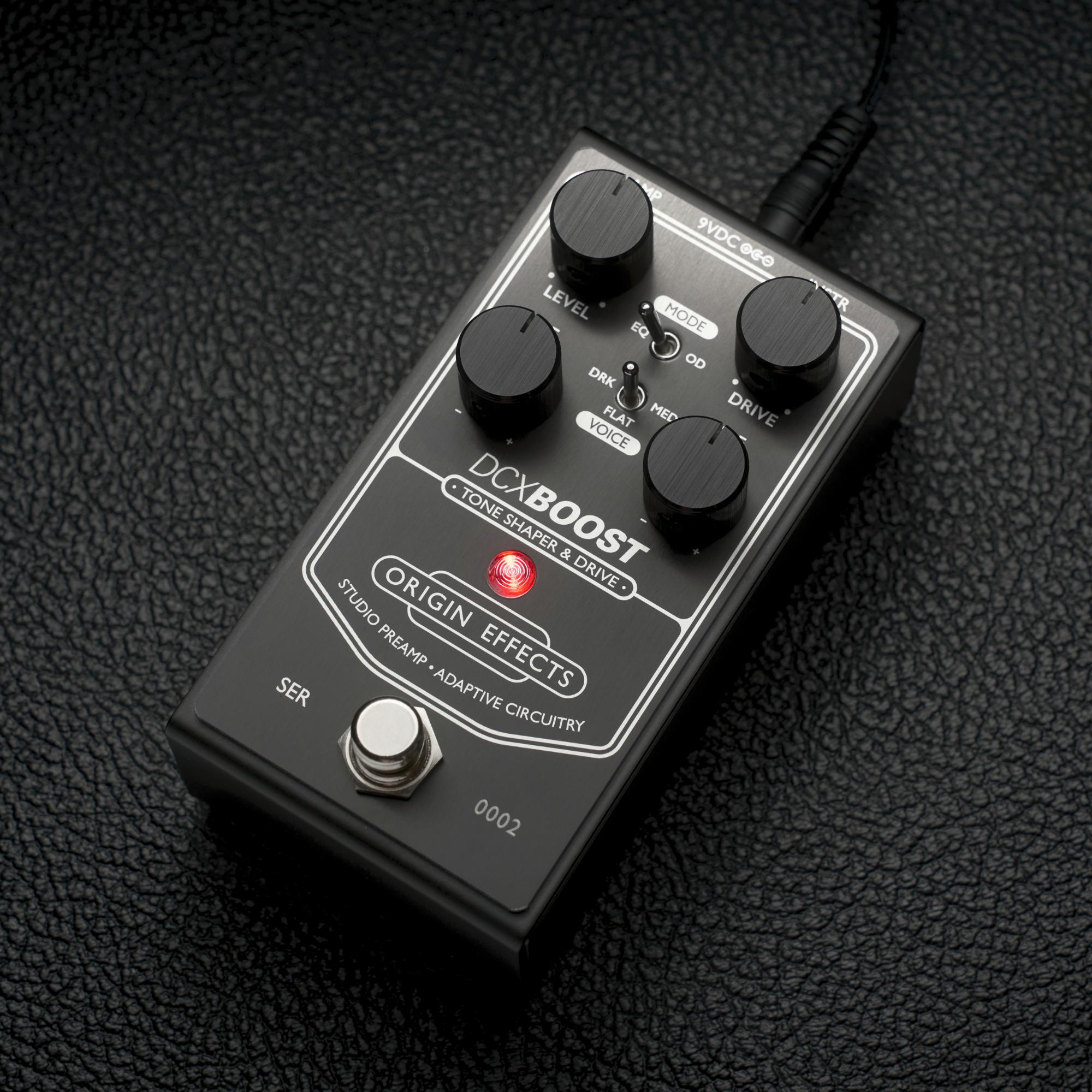 Origin Effects DCX BOOST Studio Preamp Pedal - Black Edition